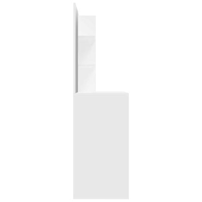 vidaXL Dressing Table with Mirror White 74,5x40x141 cm