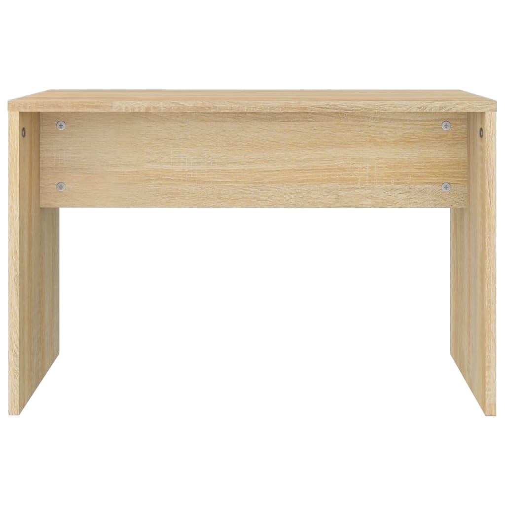 vidaXL Dressing Stool Sonoma Oak 70x35x45 cm Engineered Wood
