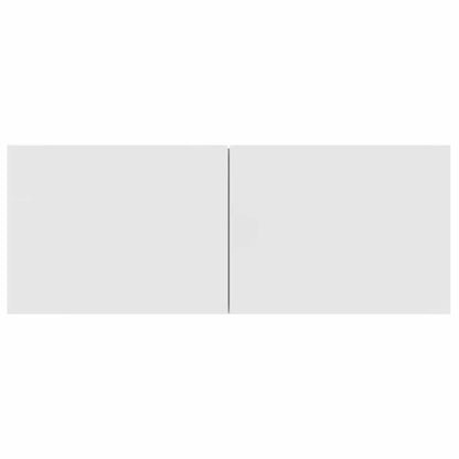 vidaXL 2 Piece TV Cabinet Set White 80x30x30 cm Engineered Wood