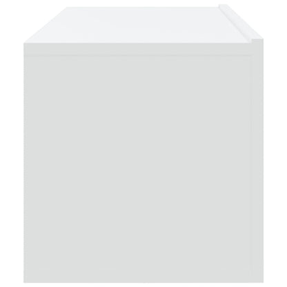 vidaXL Wall TV Cabinets 2 pcs White 100x30x30 cm Engineered Wood