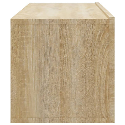 vidaXL Wall TV Cabinets 2 pcs Sonoma Oak 100x30x30 cm Engineered Wood