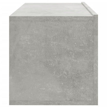 vidaXL Wall TV Cabinets 2 pcs Concrete Grey 100x30x30 cm Engineered Wood