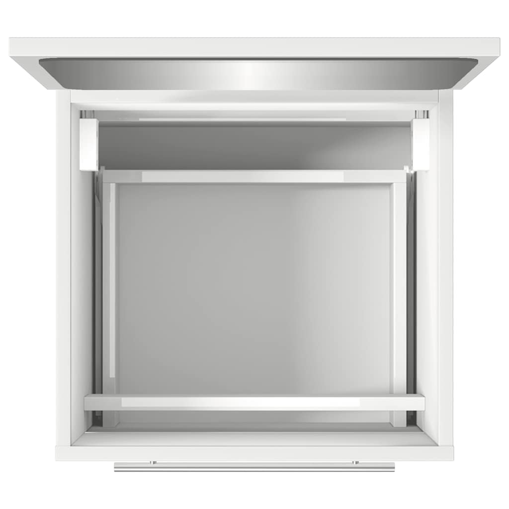 vidaXL Bathroom Cabinet with Mirror White 41x38.5x48 cm Engineered Wood