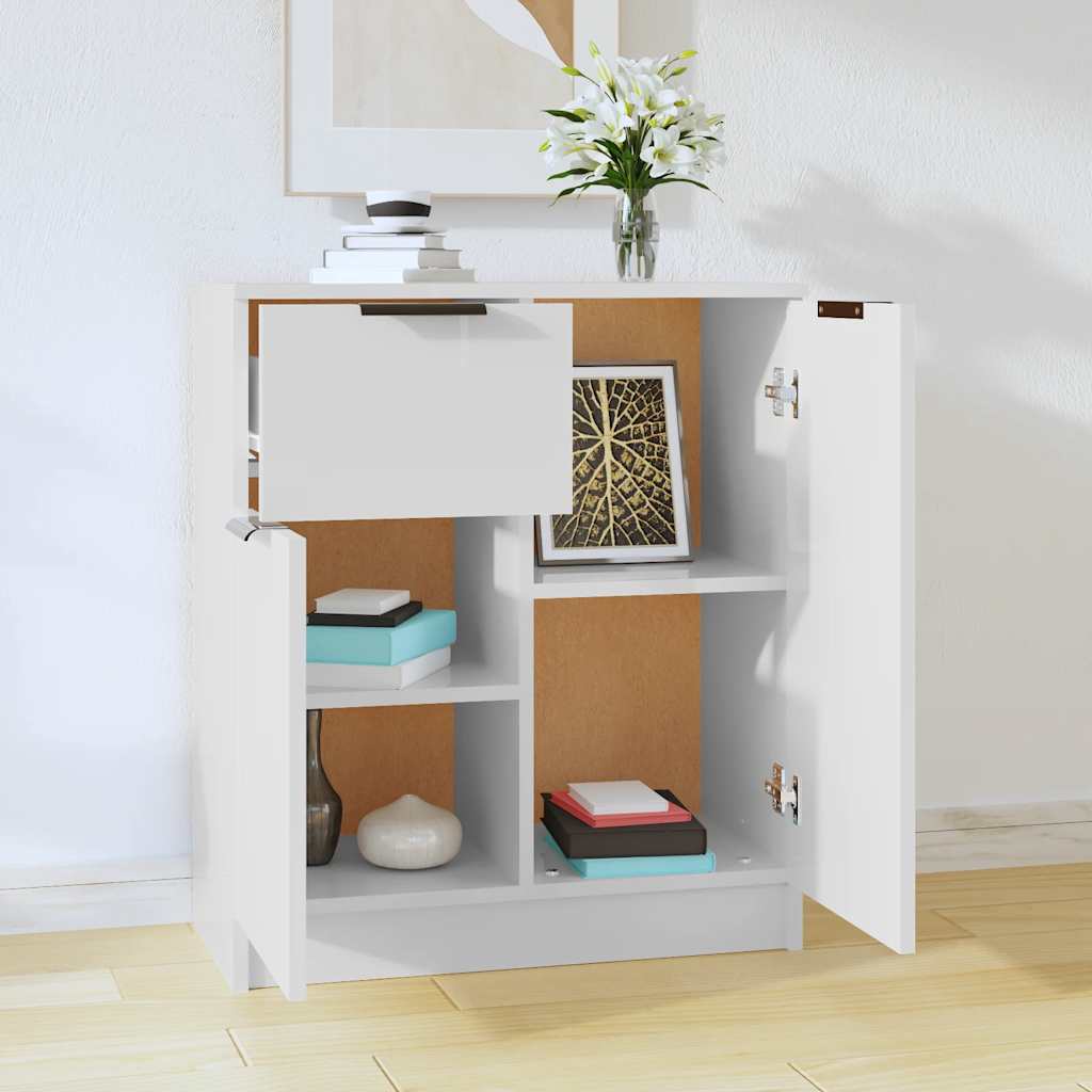 vidaXL Sideboard White 60x30x70 cm Engineered Wood
