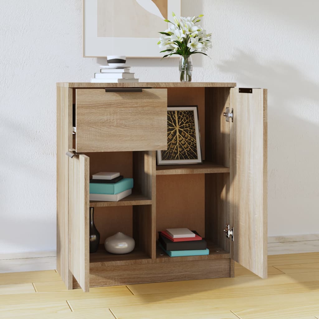 vidaXL Sideboard Sonoma oak 60x30x70 cm Engineered Wood