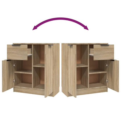 vidaXL Sideboard Sonoma oak 60x30x70 cm Engineered Wood