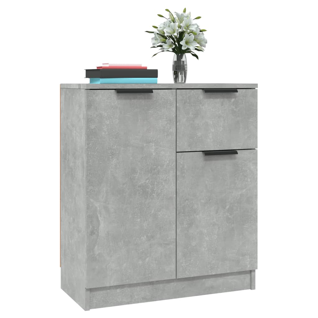 vidaXL Sideboard Concrete Grey 60x30x70 cm Engineered Wood