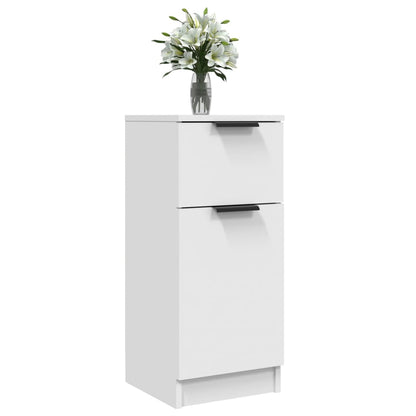 vidaXL Sideboard White 30x30x70 cm Engineered Wood