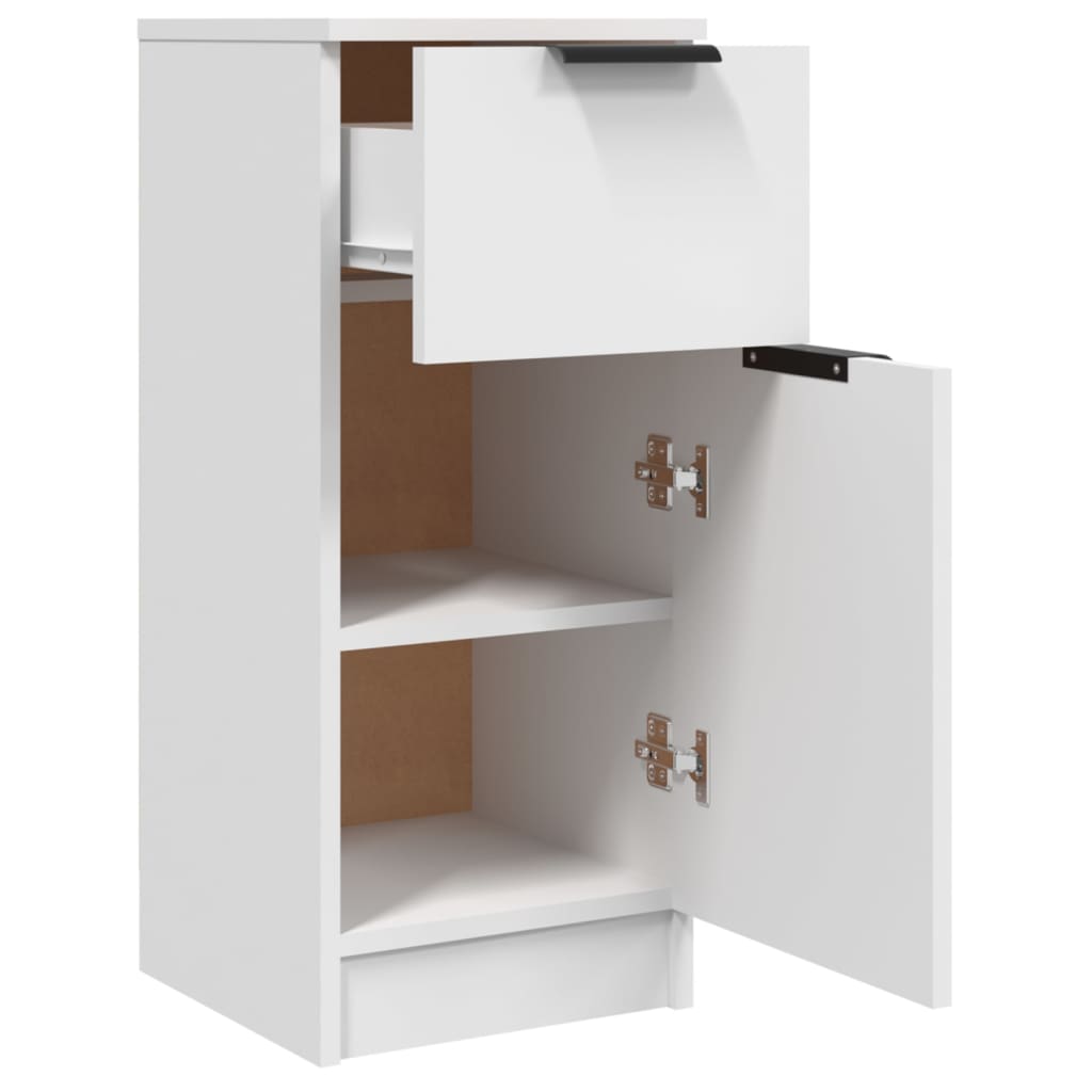 vidaXL Sideboard | White | Engineered wood | Compact | Sideboard | Rectangular
