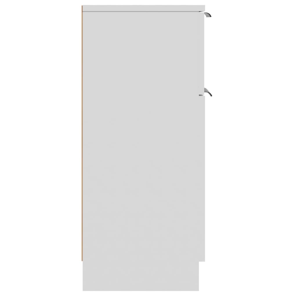 vidaXL Sideboard | White | Engineered wood | Compact | Sideboard | Rectangular