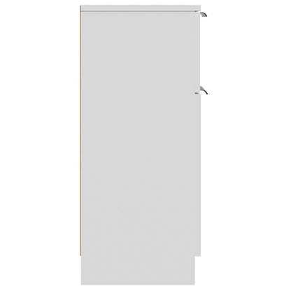 vidaXL Sideboard | White | Engineered wood | Compact | Sideboard | Rectangular