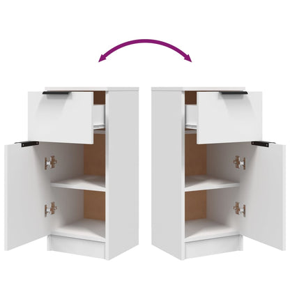 vidaXL Sideboard White 30x30x70 cm Engineered Wood