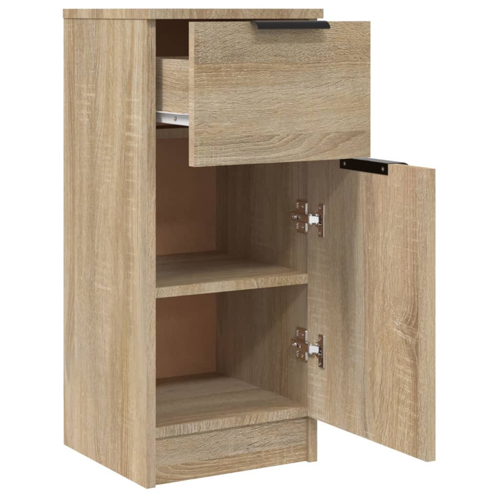 vidaXL Sideboard Sonoma Oak 30x30x70 cm Engineered Wood
