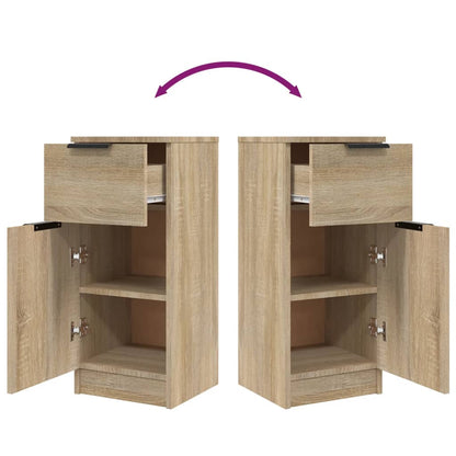vidaXL Sideboard Sonoma Oak 30x30x70 cm Engineered Wood