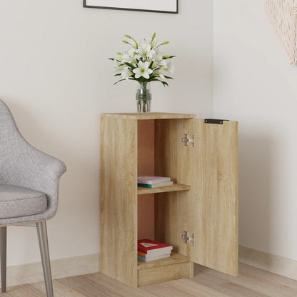 vidaXL Sideboard Sonoma Oak 30x30x70 cm Engineered Wood