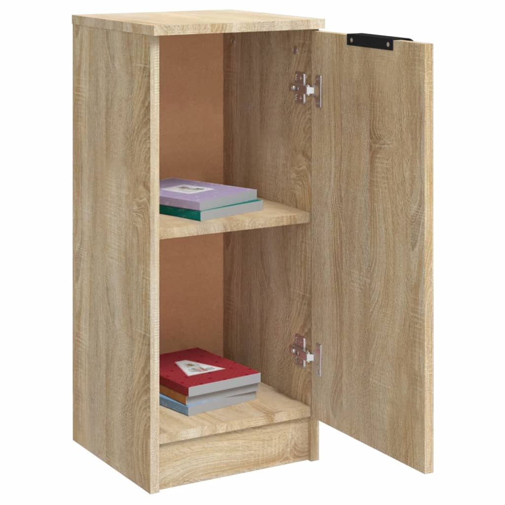 vidaXL Sideboard Sonoma Oak 30x30x70 cm Engineered Wood
