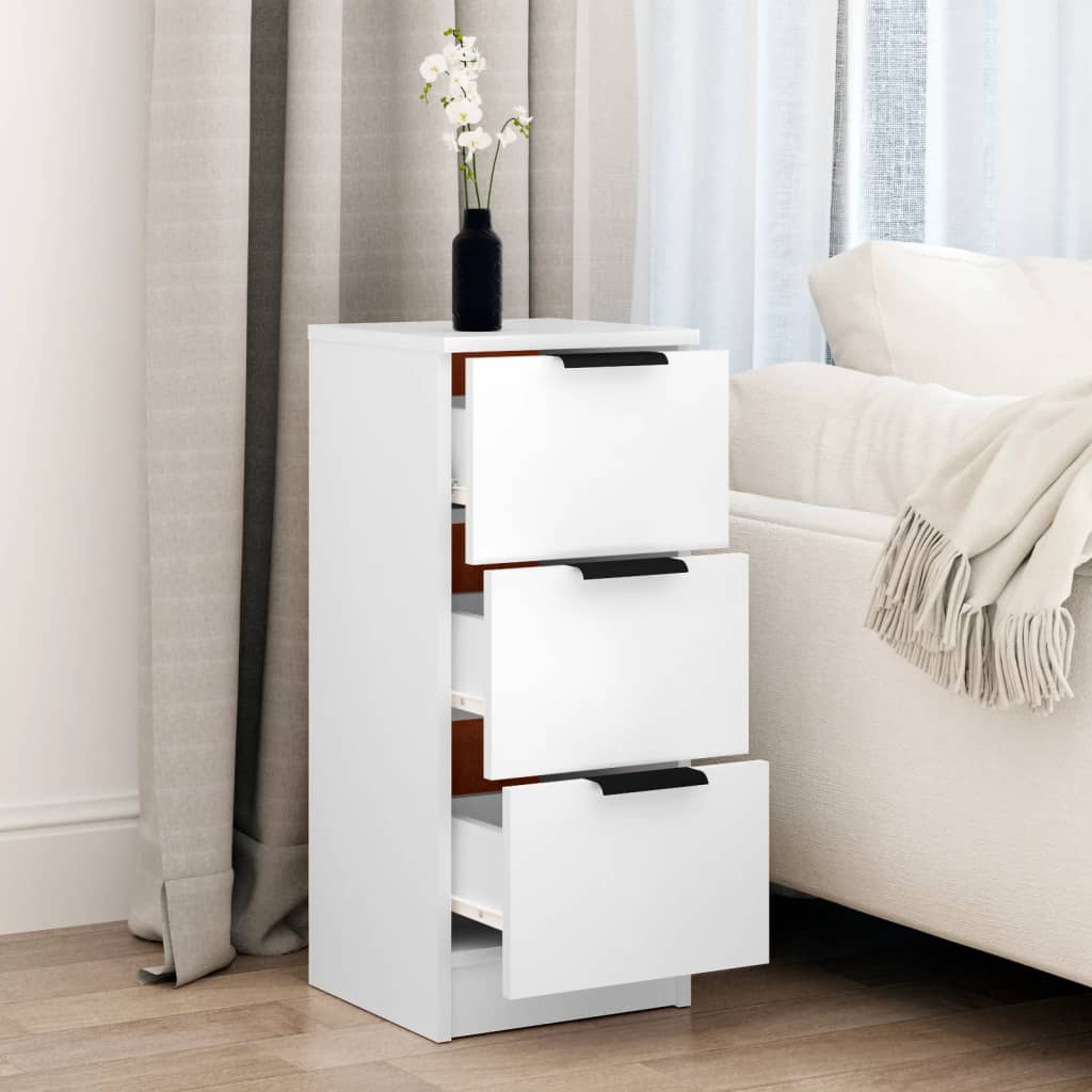 vidaXL Sideboard | White | Engineered wood | Compact | Storage | Sideboard