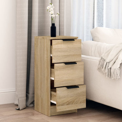 vidaXL Sideboard Sonoma Oak 30x30x70 cm Engineered Wood