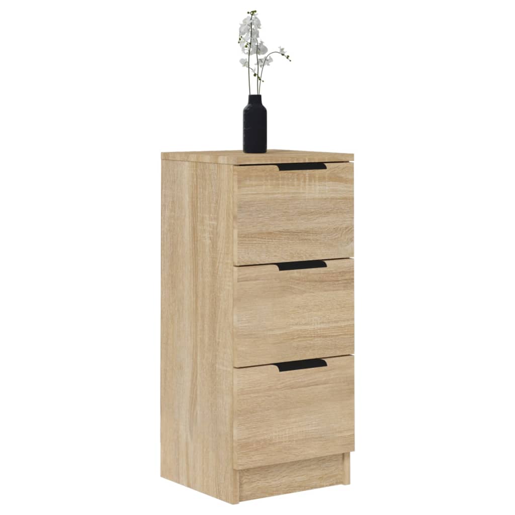 vidaXL Sideboard Sonoma Oak 30x30x70 cm Engineered Wood