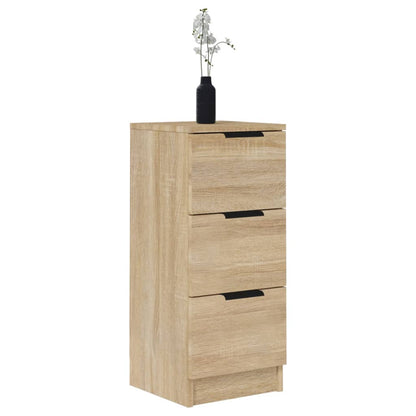 vidaXL Sideboard Sonoma Oak 30x30x70 cm Engineered Wood