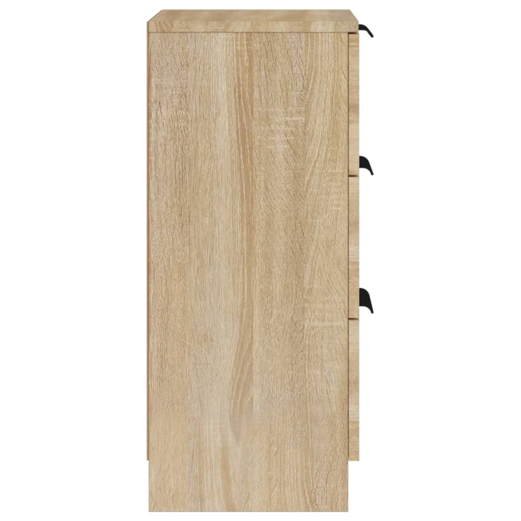 vidaXL Sideboard Sonoma Oak 30x30x70 cm Engineered Wood