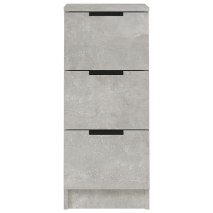 vidaXL Sideboard Concrete Grey 30x30x70 cm Engineered Wood