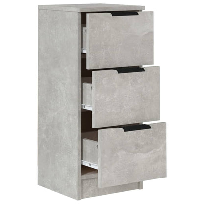 vidaXL Sideboard Concrete Grey 30x30x70 cm Engineered Wood