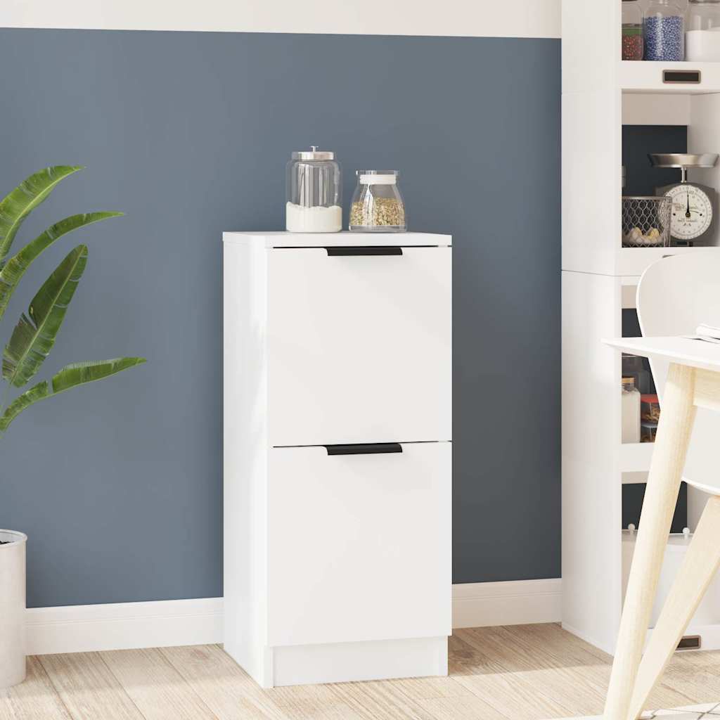 vidaXL Sideboard White 30x30x70 cm Engineered Wood