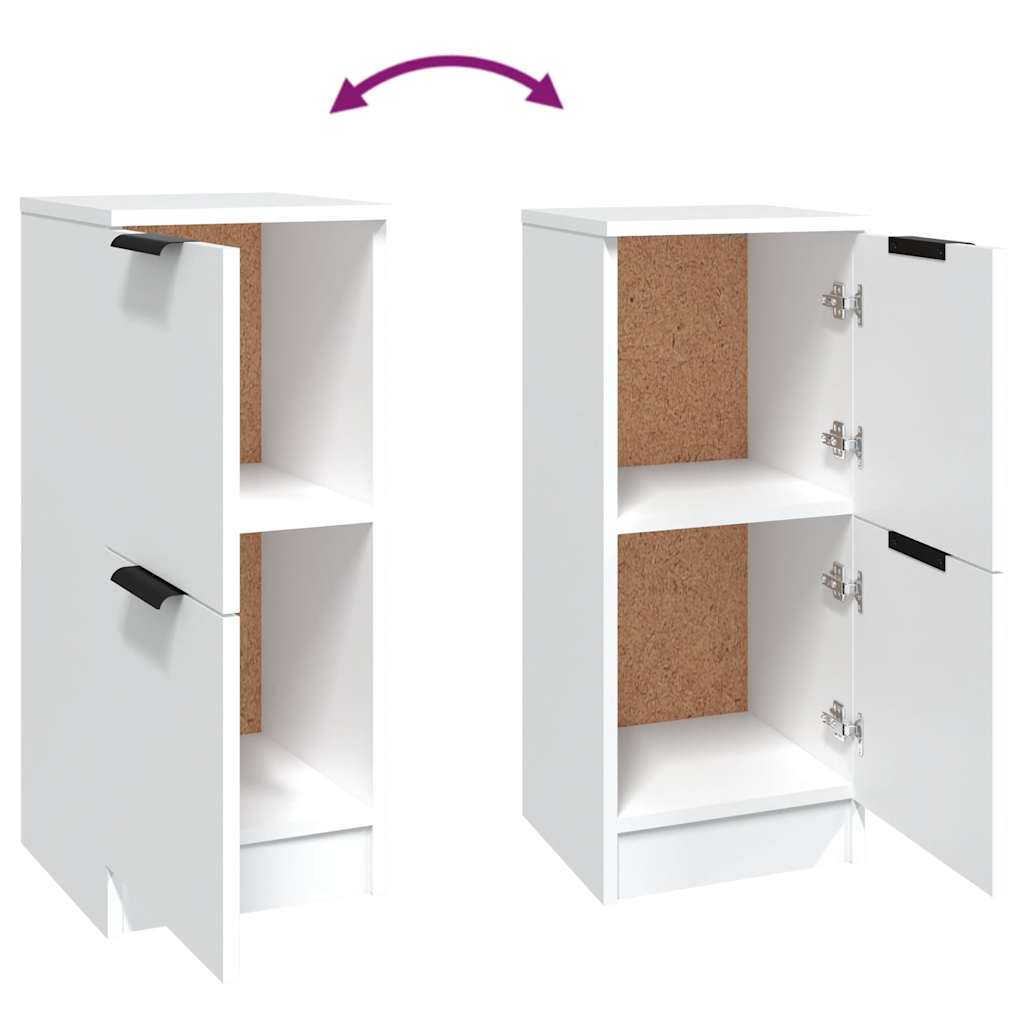 vidaXL Sideboard White 30x30x70 cm Engineered Wood