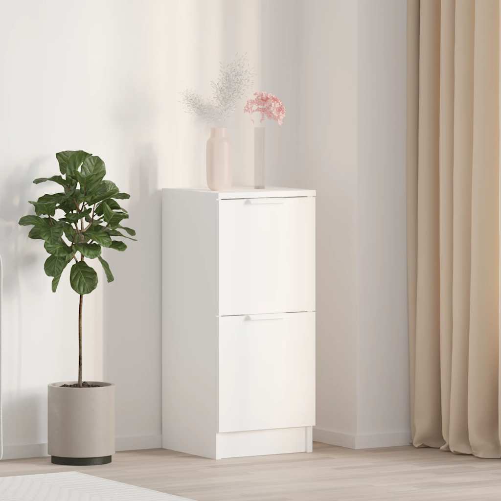 vidaXL Sideboard White 30x30x70 cm Engineered Wood