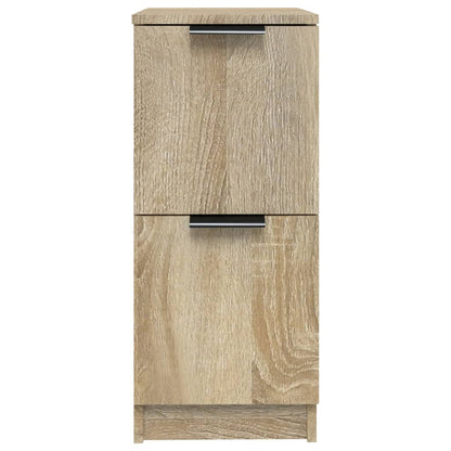 vidaXL Sideboard Sonoma Oak 30x30x70 cm Engineered Wood