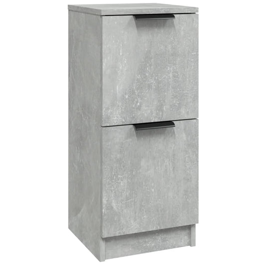 vidaXL Sideboard Concrete Grey 30x30x70 cm Engineered Wood