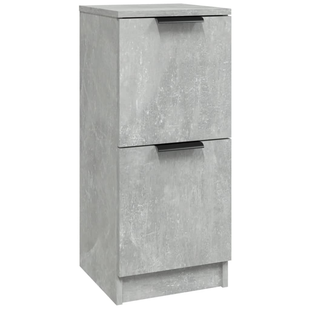 vidaXL Sideboard Concrete Grey 30x30x70 cm Engineered Wood