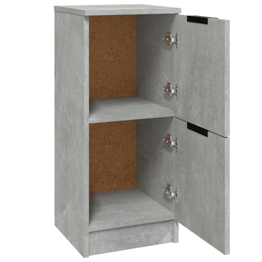 vidaXL Sideboard Concrete Grey 30x30x70 cm Engineered Wood