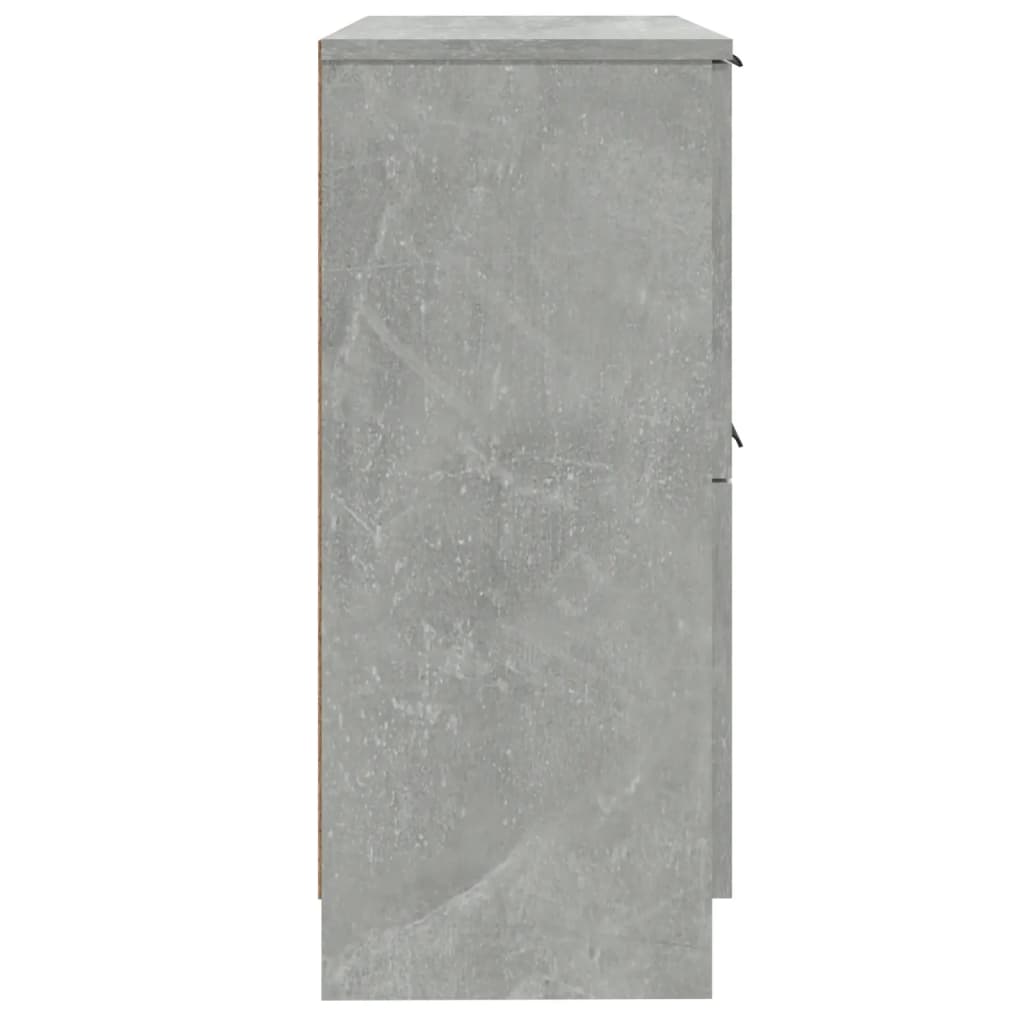 vidaXL Sideboard Concrete Grey 30x30x70 cm Engineered Wood