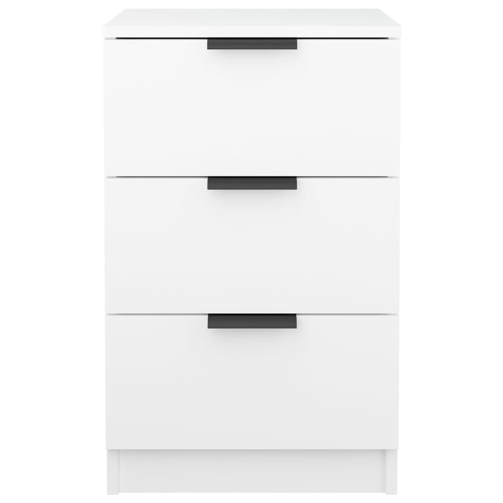 vidaXL Bedside Cabinet White 40x36x65 cm