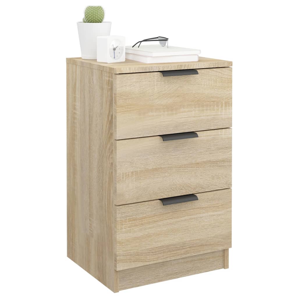 vidaXL Bedside Cabinet Sonoma Oak 40x36x65 cm