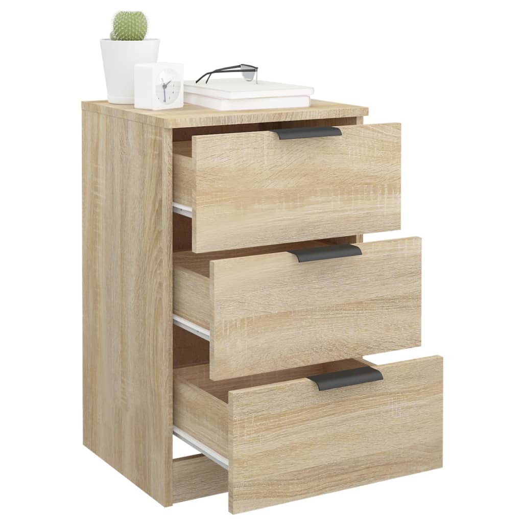vidaXL Bedside Cabinet Sonoma Oak 40x36x65 cm