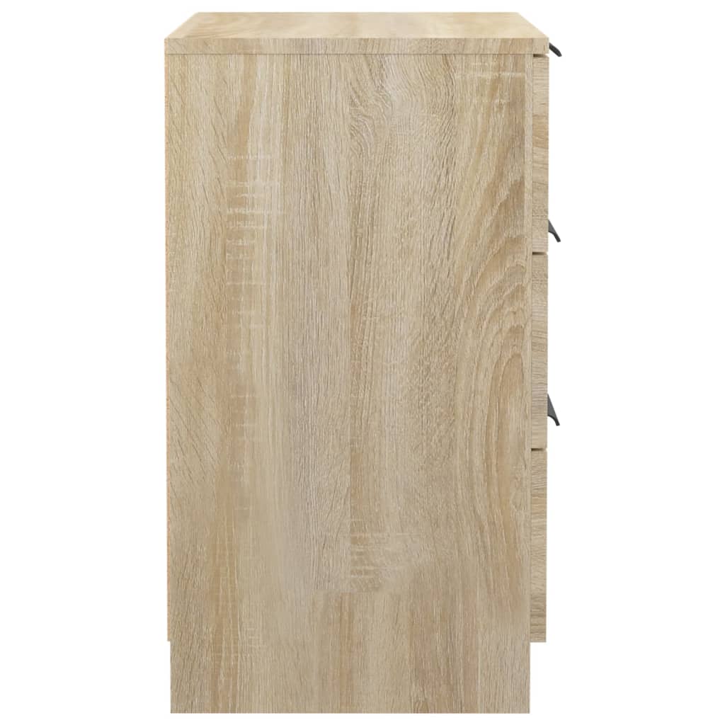 vidaXL Bedside Cabinet Sonoma Oak 40x36x65 cm