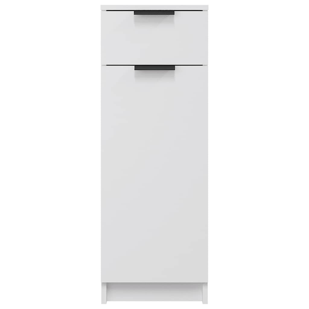 vidaXL Bathroom Cabinet White 32x33.5x90 cm Engineered Wood