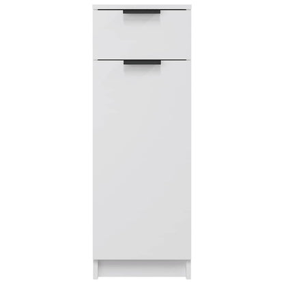 vidaXL Bathroom Cabinet White 32x33.5x90 cm Engineered Wood