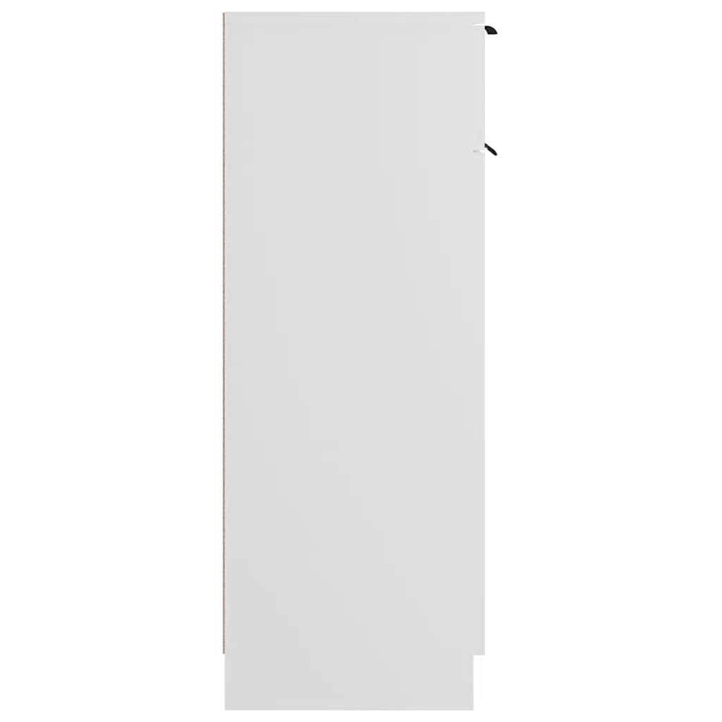 vidaXL Bathroom Cabinet White 32x33.5x90 cm Engineered Wood