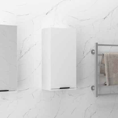 vidaXL Wall-mounted Bathroom Cabinet White 32x20x67 cm