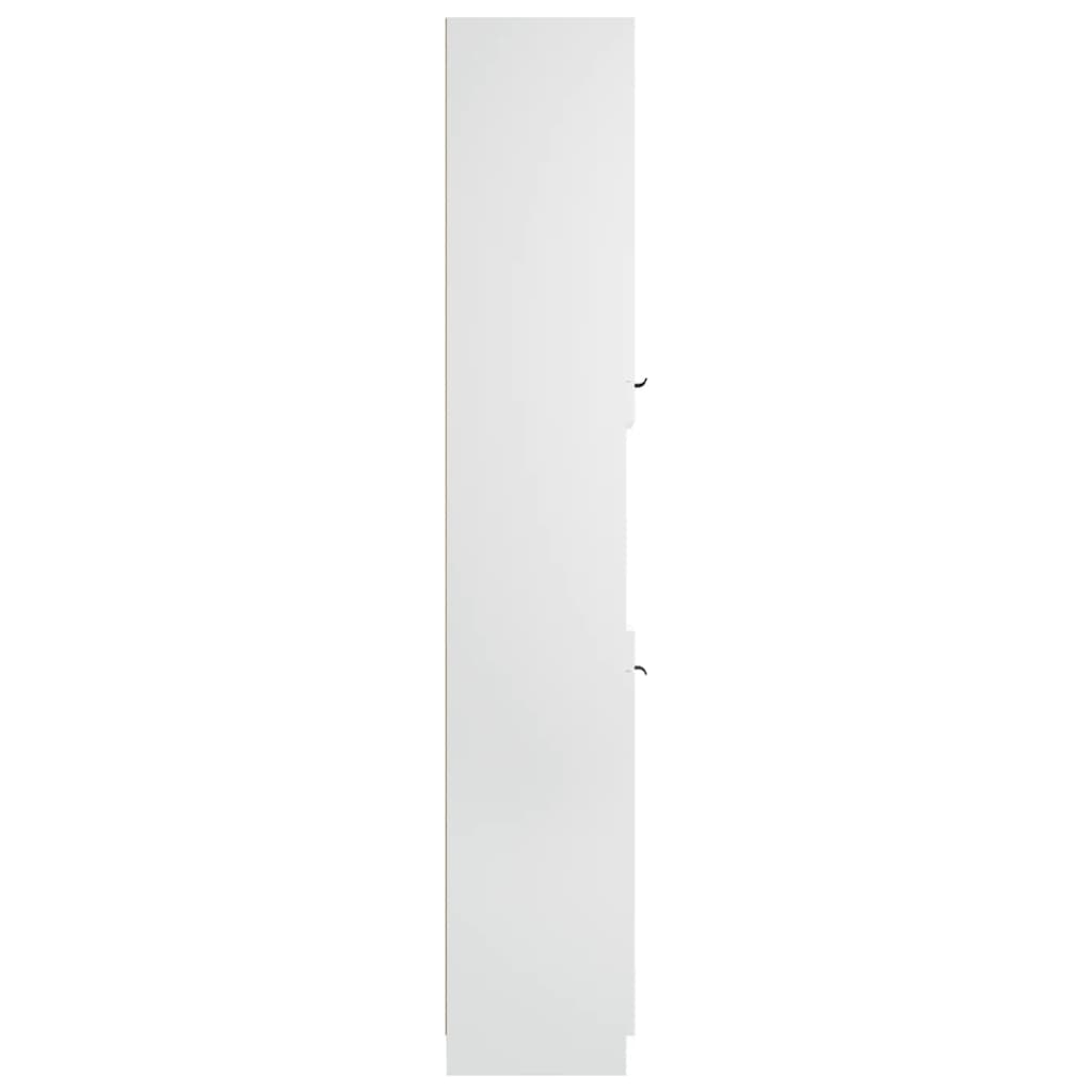 vidaXL Bathroom Cabinet White 32x34x188.5 cm Engineered Wood