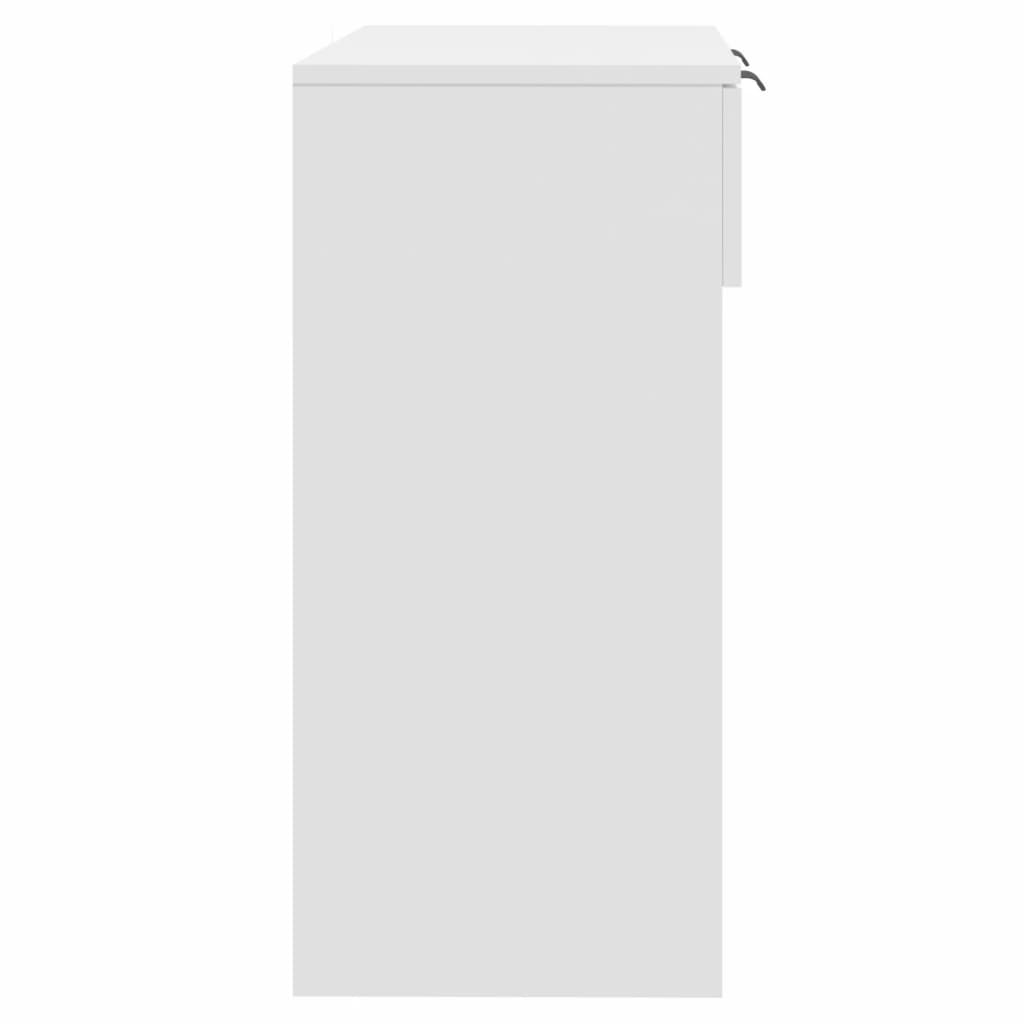 vidaXL Console Table White 90x36x75 cm Engineered Wood
