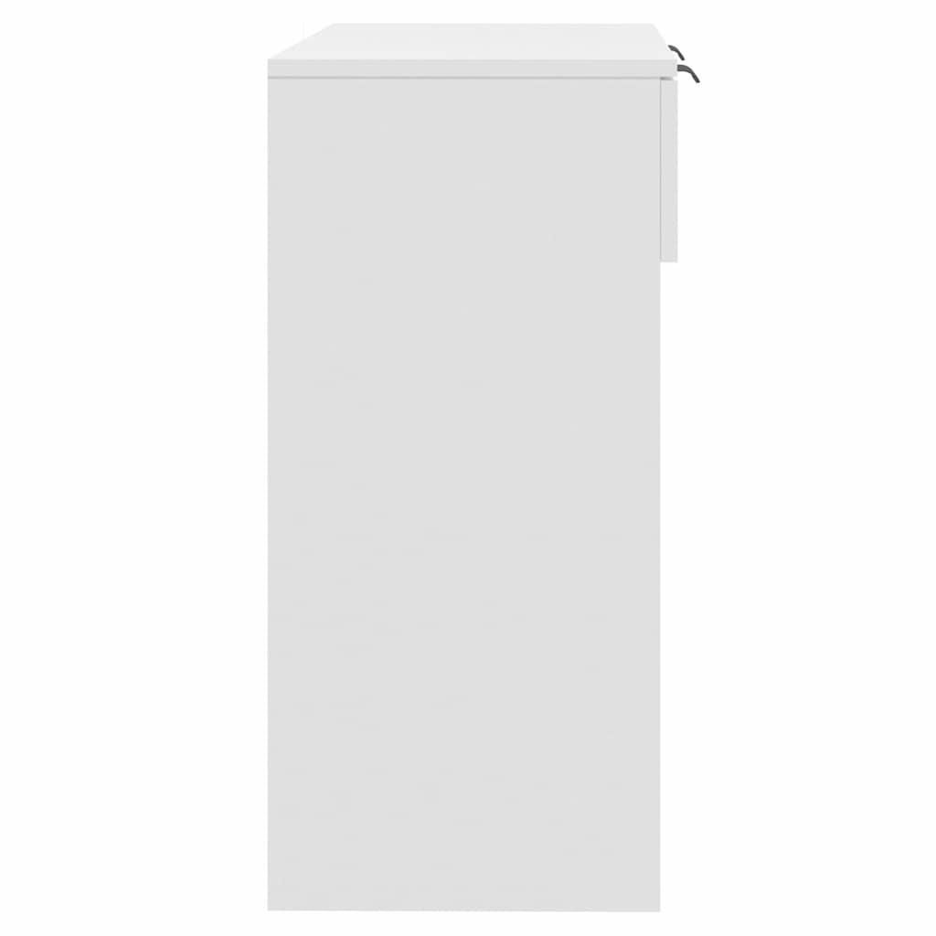 vidaXL Console Table White 90x36x75 cm Engineered Wood