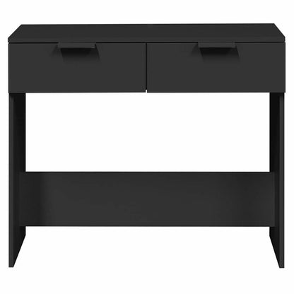 vidaXL Console Table Black 90x36x75 cm Engineered Wood