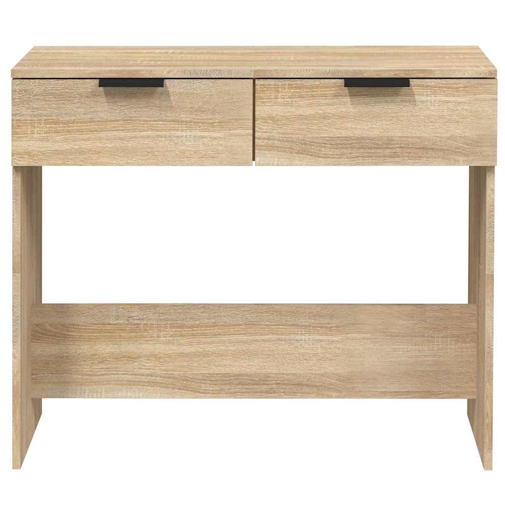 vidaXL Console Table Sonoma Oak 90x36x75 cm Engineered Wood