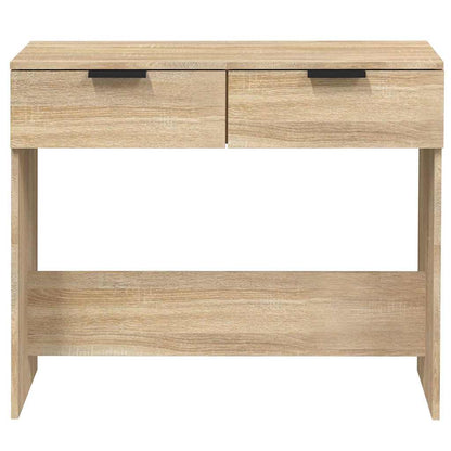vidaXL Console Table Sonoma Oak 90x36x75 cm Engineered Wood