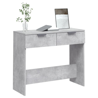 vidaXL Console Table Concrete Grey 90x36x75 cm Engineered Wood